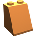 LEGO Orange Steigung 2 x 2 x 2 (65°) mit Unterrohr (3678)