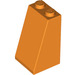 LEGO Oranje Helling 2 x 2 x 3 (75°) Massieve Studs (98560)
