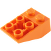 LEGO Orange Slope 2 x 3 (25°) Inverted with Connections between Studs (2752 / 3747)