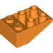 LEGO Orange Slope 2 x 3 (25°) Inverted without Connections between Studs (3747)
