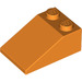 LEGO Orange Steigung 2 x 3 (25°) mit rauer Oberfläche (3298)