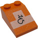 LEGO Orange Slope 2 x 3 (25°) with Sebulba Podracer Logo with Rough Surface (3298)
