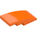 LEGO Orange Slope 2 x 4 Curved (93606)