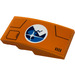 LEGO Orange Slope 2 x 4 Curved with Arctic Explorers Logo and Door Hatch Pattern Model Right Side Sticker (93606)