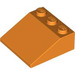 LEGO Orange Steigung 3 x 3 (25°) (4161)