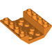 LEGO Oranje Helling 4 x 4 (45°) Dubbele Omgekeerd met Open Midden (2 gaten) (4854 / 72454)