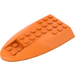 LEGO Oranje Helling 6 x 10 met Dubbele Bow (87615)