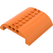 LEGO Orange Slope 8 x 8 x 2 Curved Double (54095)