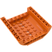 LEGO Orange Slope 8 x 8 x 2 Curved Inverted Double (54091)