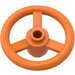 LEGO Orange Small Steering Wheel (2819)