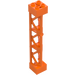 LEGO orange Support 2 x 2 x 10 Bjælke Trekantet Lodret (Type 4 - 3 stolper, 3 sektioner) (4687 / 95347)