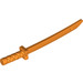 LEGO Orange Épée avec garde carrée et pommeau sur la poignée (Shamshir) (21459)