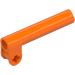 LEGO Oransje Technic Aksel Joiner Vinkelrett med Extension (53586 / 65443)