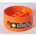 LEGO Oranje Technic Cilinder met Midden Staaf met &#039;ROTOR&#039; Sticker (41531)