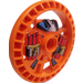 LEGO Orange Technic Disk 5 x 5 with Dynamite (32356)