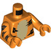 LEGO Orange Tigger Minifig Torso (973 / 76382)