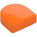 LEGO orange Flise 1 x 1 Halvt Oval (24246 / 35399)