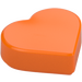 LEGO Orange Tile 1 x 1 Heart (5529 / 39739)