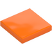 LEGO Orange Tile 2 x 2 with Groove (3068)
