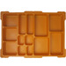 LEGO Oranje Top Tray for Lego Education Storage Bin - 13 Compartments (54572)