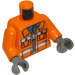LEGO Orange Town Construction Worker Torse (973)