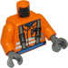 LEGO Naranja Town Torso (973 / 73403)