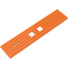 LEGO Orange Zug Base 6 x 28 mit 6 Löchern und zwei 2 x 2 Ausschnitten (92339)