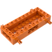 LEGO Oranje Wagon Onderzijde 4 x 10 x 1.3 met Kant Pins (30643)
