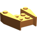 LEGO Orange Wedge 3 x 4 without Stud Notches (2399)
