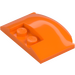 LEGO Orange Wedge 3 x 4 x 0.7 with Recess (93604)