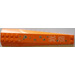 LEGO Orange Wedge 4 x 16 Triple Curved with Bullet Holes and Asian Characters Sticker (45301)