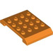 LEGO Orange Keil 4 x 6 x 0.7 Doppelt (32739)