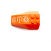 LEGO Orange Wedge 6 x 4 Triple Curved with 3 Asian Characters Sticker (43712)