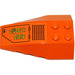 LEGO Orange Keil 6 x 4 Verdreifachen Gebogen mit Luft Intake und &#039;DAWES L4 Motor&#039; Recht Aufkleber (43712)