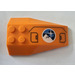 LEGO Orange Wedge 6 x 4 Triple Curved with Arctic Explorer Logo (Model Left) Sticker (43712)