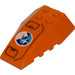 LEGO Orange Keil 6 x 4 Dreifach Gebogen mit Arktis Explorer Logo (Model Links) Aufkleber (43712)