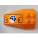 LEGO Orange Wedge 6 x 4 Triple Curved with Arctic Explorer Logo (Model Right) Sticker (43712)