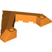 LEGO Oranje Wig 6 x 8 (45°) met Pointed Uitsparing (22390)