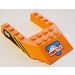 LEGO Orange Wedge 6 x 8 with Cutout with Arctic Logo and 69 Sticker (32084)