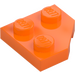 LEGO Naranja Cuña Placa 2 x 2 Cut Esquina (26601)