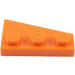 LEGO Oranje Wig Plaat 2 x 3 Vleugel Links (43723)