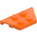 LEGO Orange Wedge Plate 2 x 4 (51739)