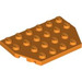 LEGO Orange Keil Platte 4 x 6 ohne Ecken (32059 / 88165)