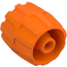 LEGO Orange Wheel Hard-Plastic Small (6118)