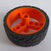 LEGO Orange Wheel with Tyre