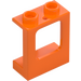 LEGO Orange Window Frame 1 x 2 x 2 (Plane) with 1 Hole in Bottom (60032)