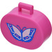 LEGO Oval Case with Handle with Butterfly Sticker (6203)