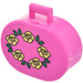 LEGO Oval Case with Handle with Garland of Roses Sticker (6203)