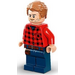 LEGO Owen Grady med Rød Plaid Skjorte Minifigur