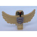 LEGO Owl (Spread Wings) with Black Eyes and Medium Stone Gray Chest (67632)